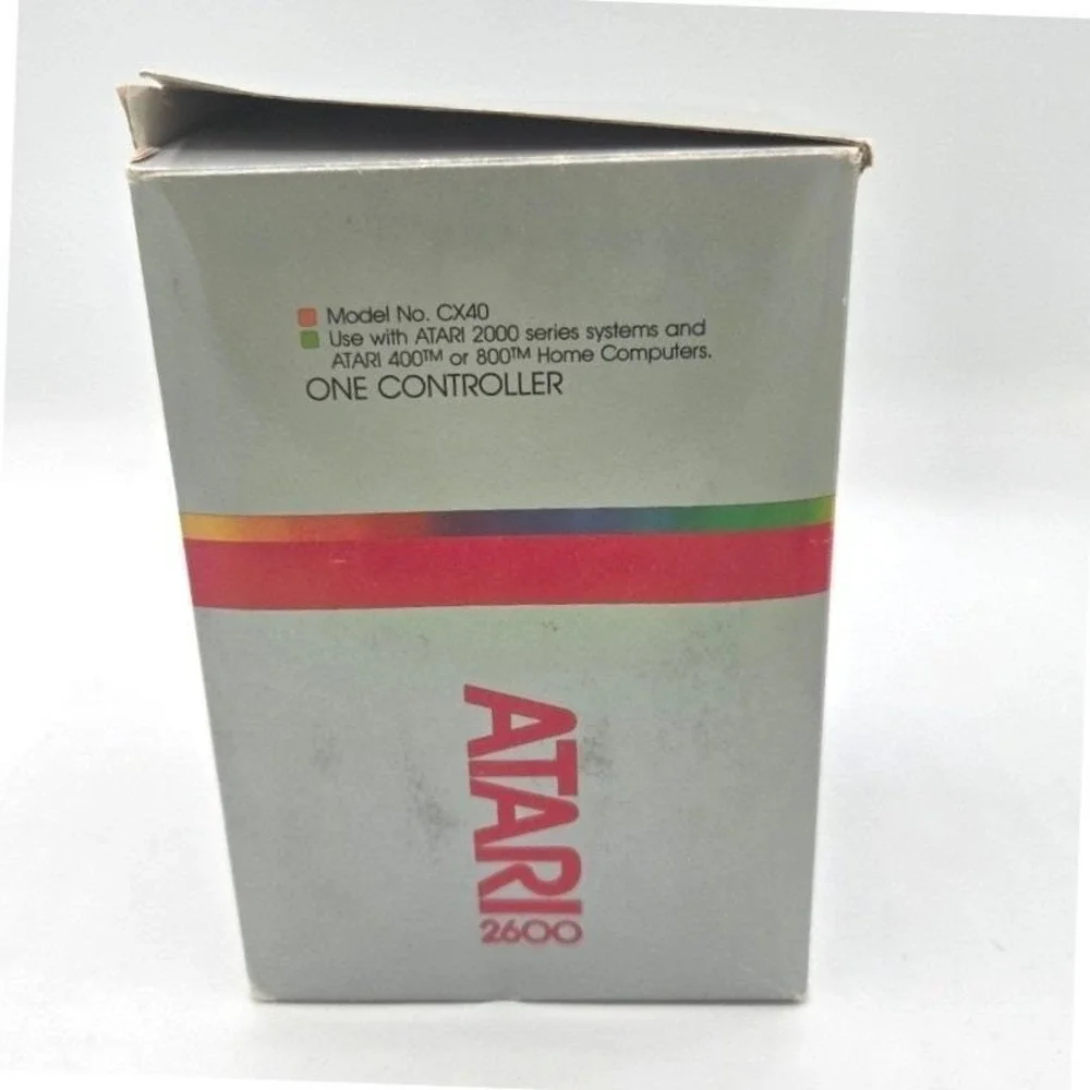 Vintage Atari 2600 CX40 Standard Joystick Controller (Original Boxed)